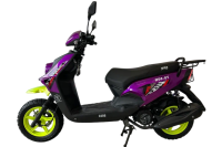 Скутер SPRMOTORS Zoom-10 фиолетовый T8-50G