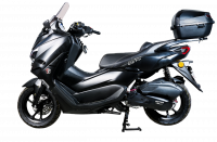 Максискутер SPRMOTORS CITY MAX чёрный T4-50H (с кофром)