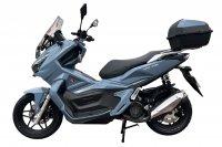 Максискутер SPRMOTORS ADV MAX серый T4-50L (с кофром)