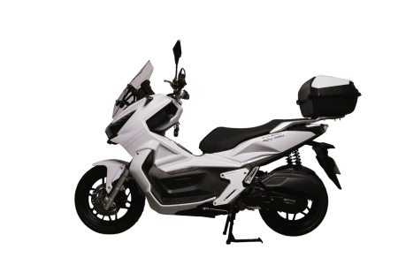 Максискутер SPRMOTORS ADV MAX белый T4-50L (с кофром и боковыми боксами)
