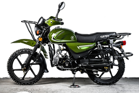 Мотоцикл (Мопед) SPRMOTORS ALPHA CROSS зелёный