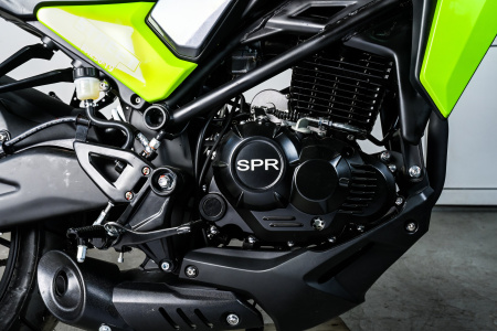 Мотоцикл SPRMOTORS Street серый/зелёный
