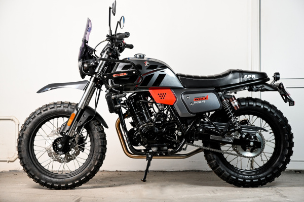 Мотоцикл SPRMOTORS Wolf 300 WC серый