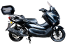 Максискутер SPRMOTORS CITY MAX чёрный T4-50H (с кофром)