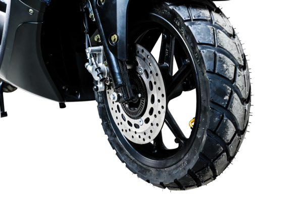 Максискутер SPRMOTORS CITY MAX чёрный T4-50H (с кофром)