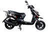 Скутер SPRMOTORS Zoom-10 чёрный T8-50G