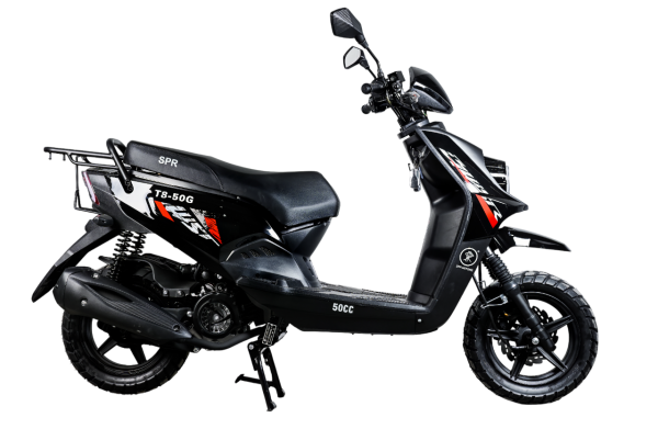 Скутер SPRMOTORS Zoom-10 чёрный T8-50G