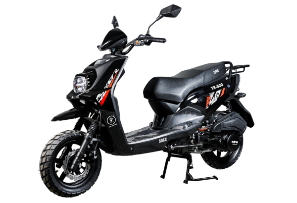 Скутер SPRMOTORS Zoom-10 чёрный T8-50G