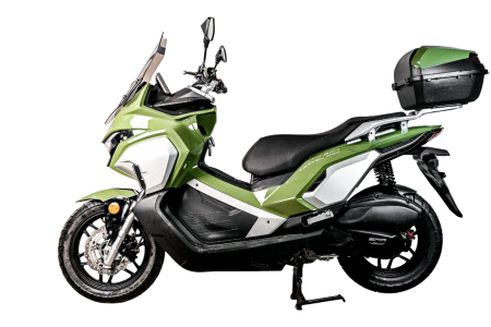 Максискутер SPRMOTORS TRAVEL MAX Зелёный T4-50H EFI (с кофром)