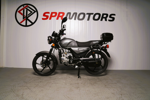 Мотоцикл (Мопед) SPRMOTORS ALPHA NEW+ серый