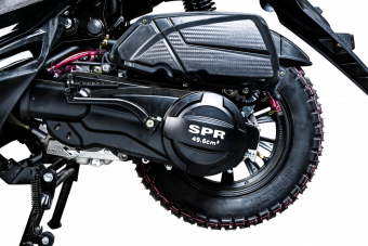 Скутер SPRMOTORS SPORT FS+ Чёрный T6-50C