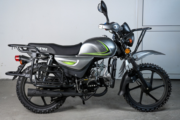 Мотоцикл (Мопед) SPRMOTORS ALPHA CROSS+ серый