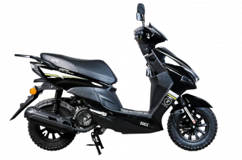 Скутер SPRMOTORS SPORT FS+ Чёрный T6-50C