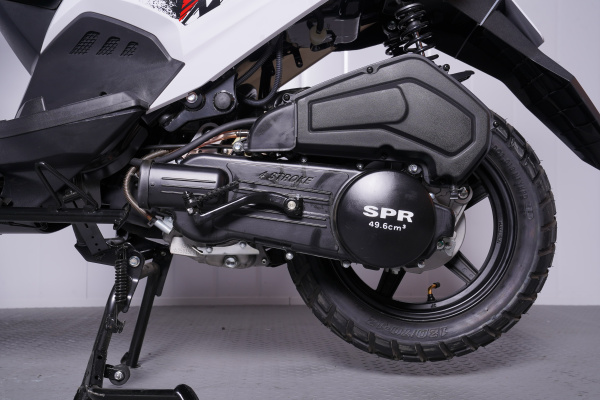 Скутер SPRMOTORS Zoom-10 белый T8-50G