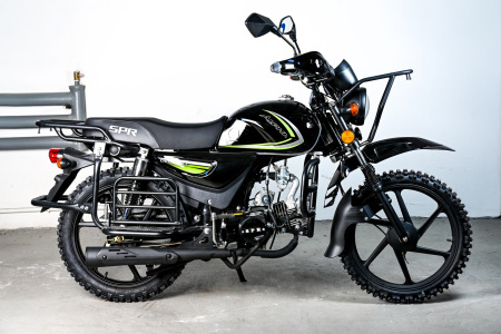 Мотоцикл (Мопед) SPRMOTORS ALPHA CROSS+ чёрный