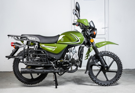 Мотоцикл (Мопед) SPRMOTORS ALPHA CROSS+ зелёный