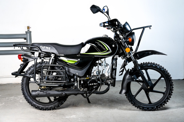 Мотоцикл (Мопед) SPRMOTORS ALPHA CROSS+ чёрный