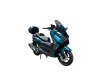 Максискутер SPRMOTORS CITY MAX зелёный T4-50H (с кофром)