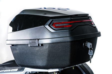 Максискутер SPRMOTORS ADV MAX чёрный T4-50L (с кофром и боковыми боксами)