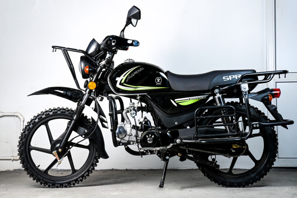 Мотоцикл (Мопед) SPRMOTORS ALPHA CROSS+ чёрный