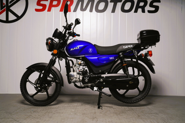 Мотоцикл (Мопед) SPRMOTORS ALPHA NEW+ синий