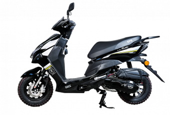 Скутер SPRMOTORS SPORT FS+ Чёрный T6-50C