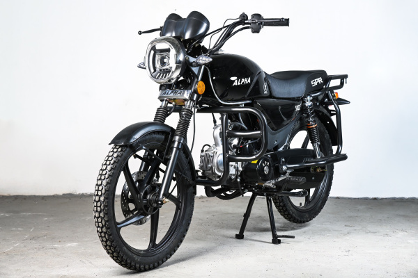 Мотоцикл (Мопед) SPRMOTORS ALPHA NEW+ чёрный