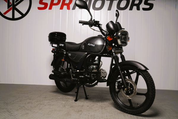 Мотоцикл (Мопед) SPRMOTORS ALPHA NEW+ серый
