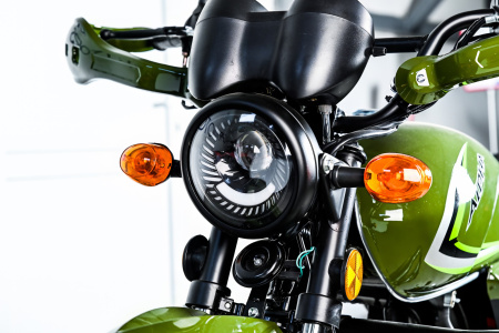 Мотоцикл (Мопед) SPRMOTORS ALPHA CROSS+ зелёный