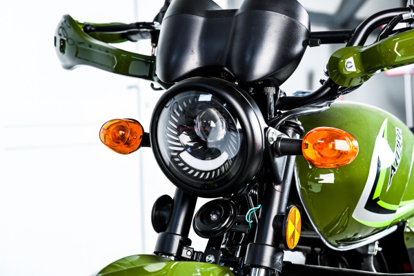 Мотоцикл (Мопед) SPRMOTORS ALPHA CROSS+ зелёный