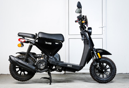 Скутер SPRMOTORS GEAR Чёрный T6-50B