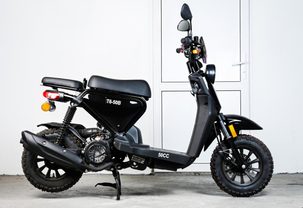 Скутер SPRMOTORS GEAR Чёрный T6-50B