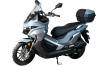 Максискутер SPRMOTORS TRAVEL MAX серый T4-50H EFI (с кофром и боковыми боксами)