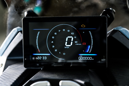 Максискутер SPRMOTORS TRAVEL MAX серый T4-50H EFI (с кофром)