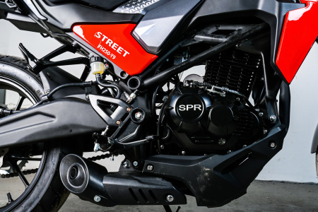 Мотоцикл SPRMOTORS Street серый/красный