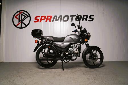 Мотоцикл (Мопед) SPRMOTORS ALPHA NEW+ серый