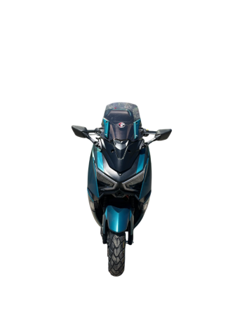 Максискутер SPRMOTORS CITY MAX зелёный T4-50H (с кофром)