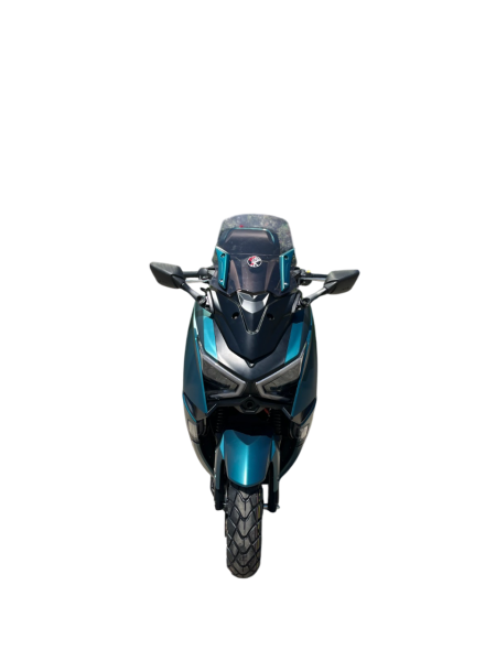 Максискутер SPRMOTORS CITY MAX зелёный T4-50H (с кофром)
