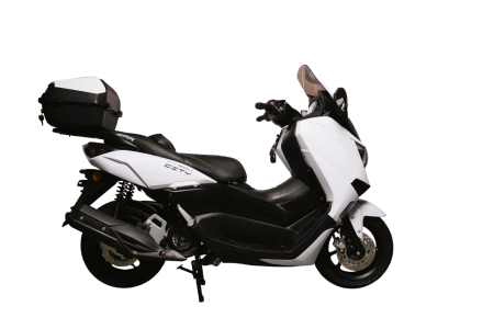 Максискутер SPRMOTORS CITY MAX белый T4-50H (с кофром)