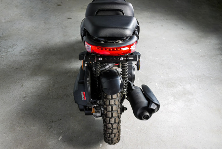 Скутер SPRMOTORS GEAR Чёрный T6-50B