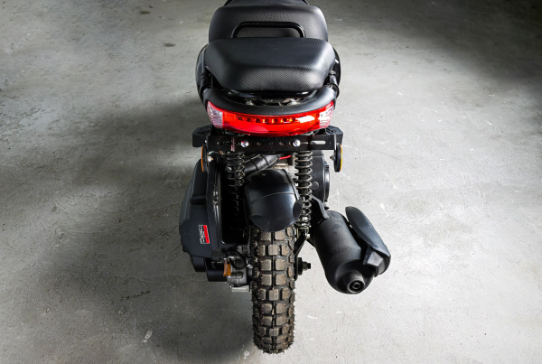 Скутер SPRMOTORS GEAR Чёрный T6-50B