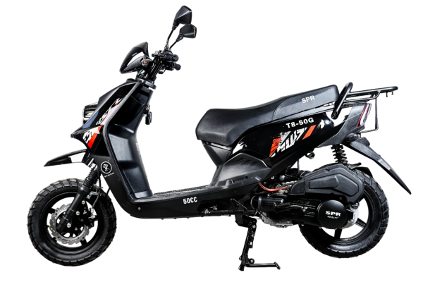 Скутер SPRMOTORS Zoom-10 чёрный T8-50G