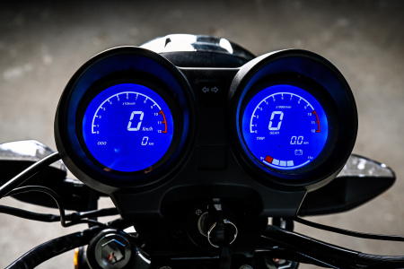 Мотоцикл (Мопед) SPRMOTORS ALPHA NEW+ чёрный