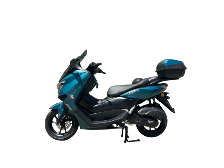 Максискутер SPRMOTORS CITY MAX зелёный T4-50H (с кофром)