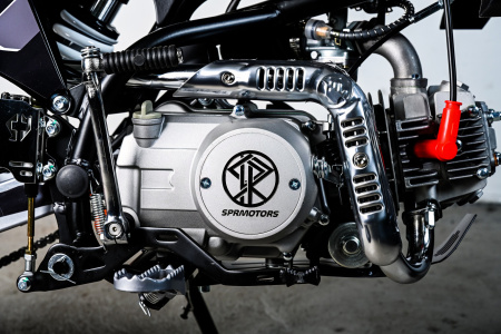 Питбайк SPRMOTORS MiniCross S чёрный