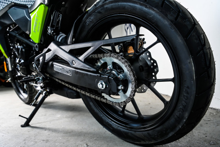 Мотоцикл SPRMOTORS Street серый/зелёный