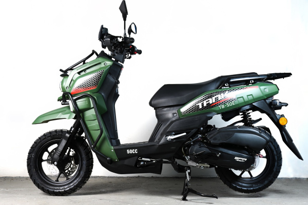 Скутер SPRMOTORS Tank Restyling Зелёный T8-50E