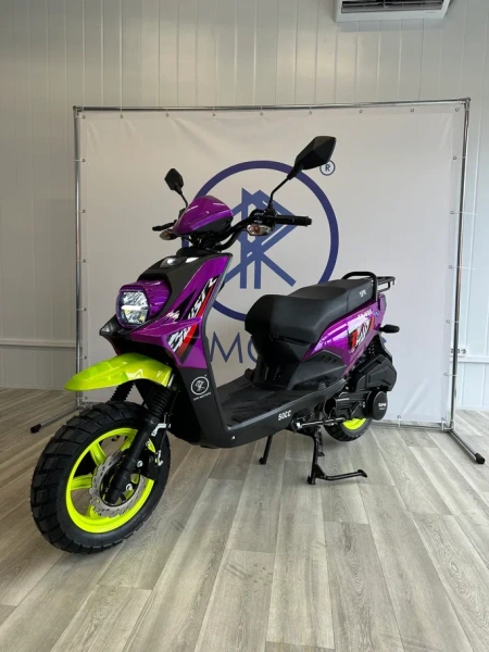 Скутер SPRMOTORS Zoom-10 фиолетовый T8-50G