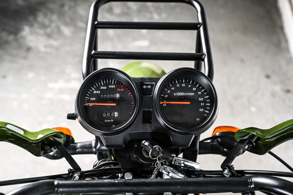 Мотоцикл (Мопед) SPRMOTORS ALPHA CROSS зелёный